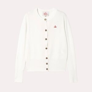 Vivienne Westwood Ivory Button-Up Cardigan